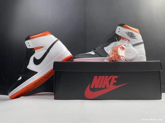 Jordan Electro Orange Retro 1 555088-180 Air High 0602